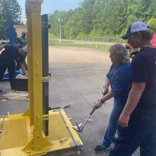 Debbie Byers With Calera Fire Department